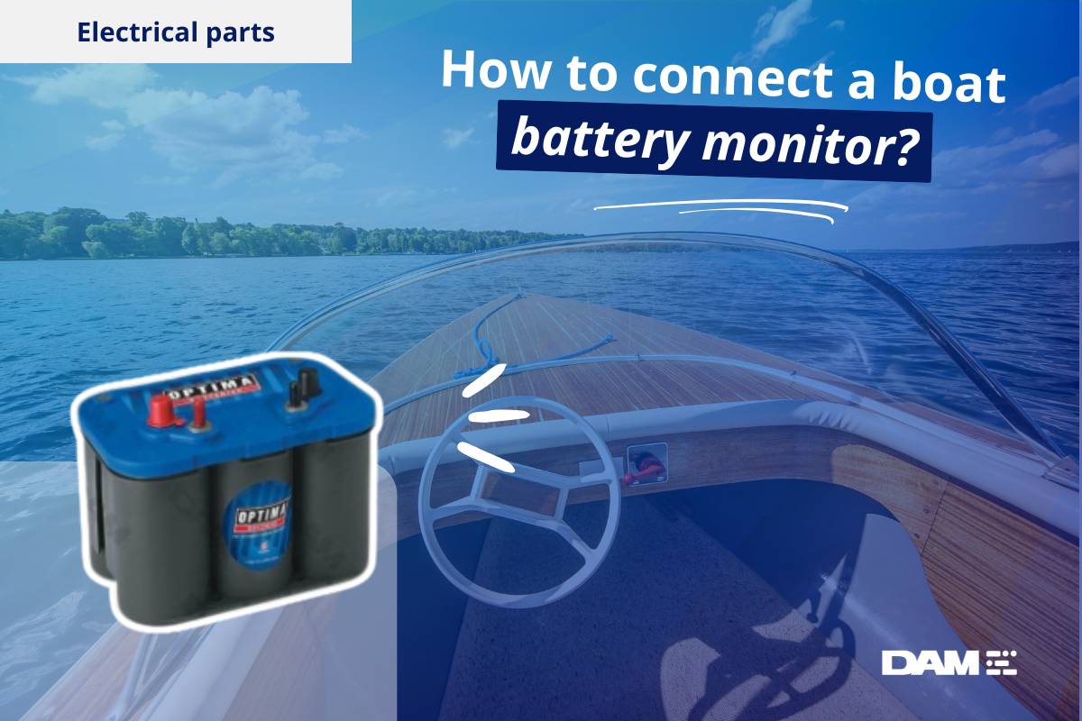 How to connect a boat battery monitor?